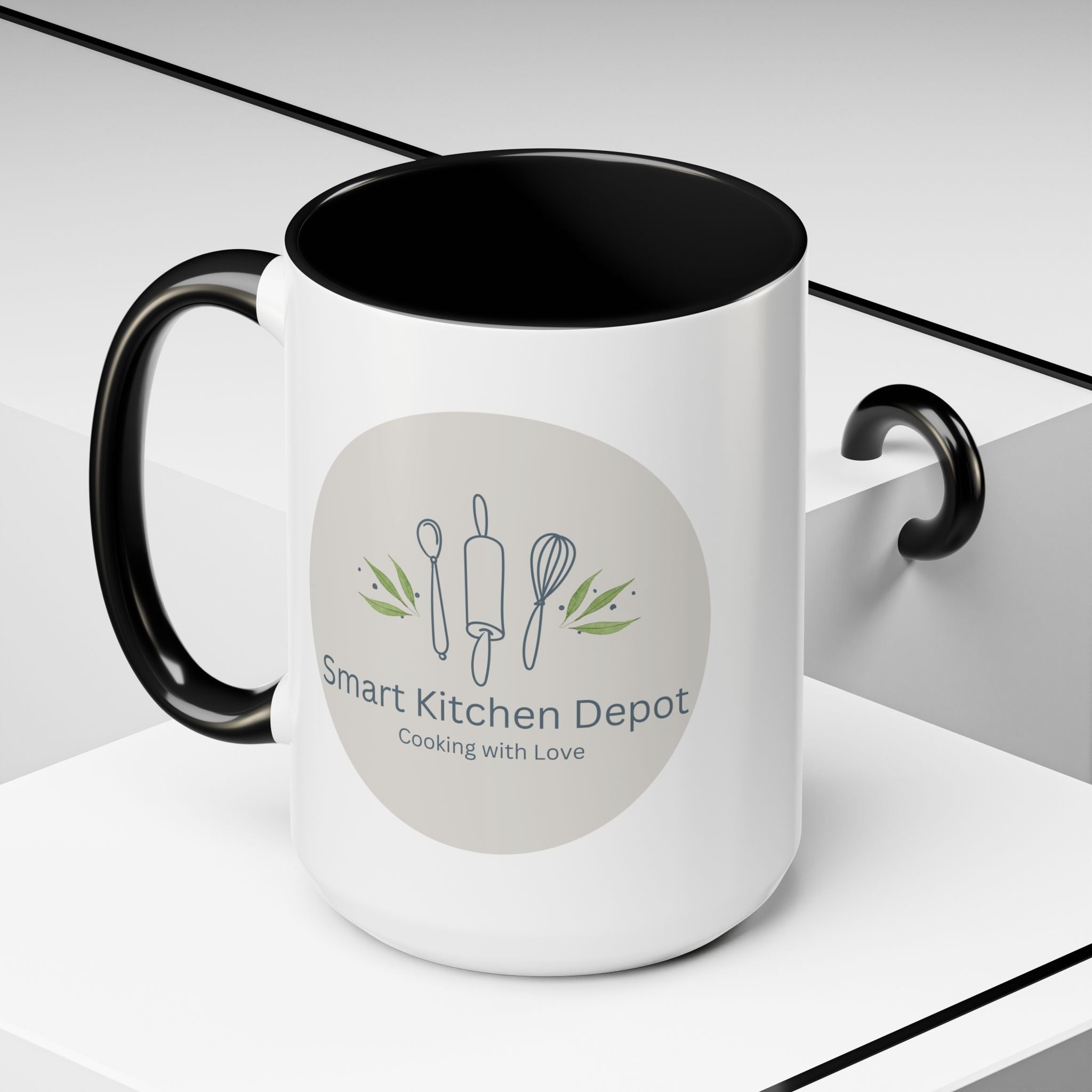 Smart Kitchen Depot Accent Mug — 11/15oz Coffee Cup