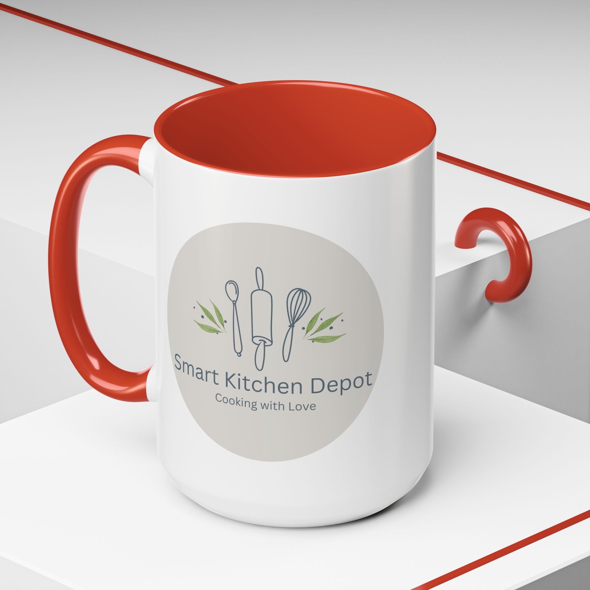 Smart Kitchen Depot Accent Mug — 11/15oz Coffee Cup