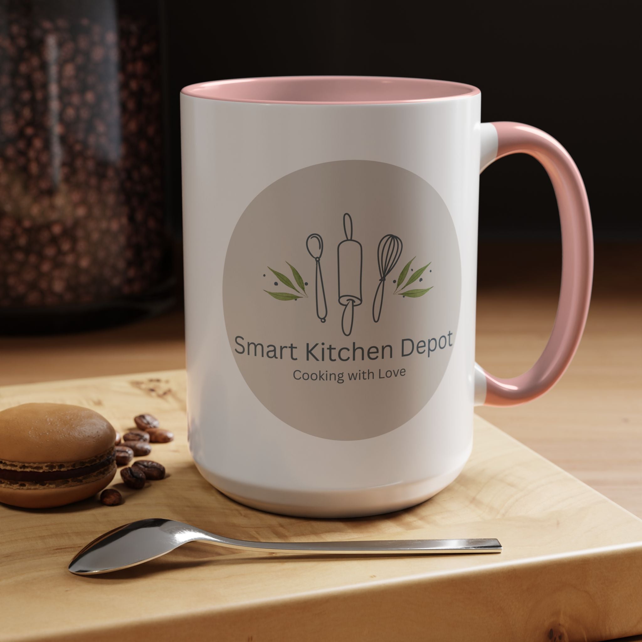 Smart Kitchen Depot Accent Mug — 11/15oz Coffee Cup