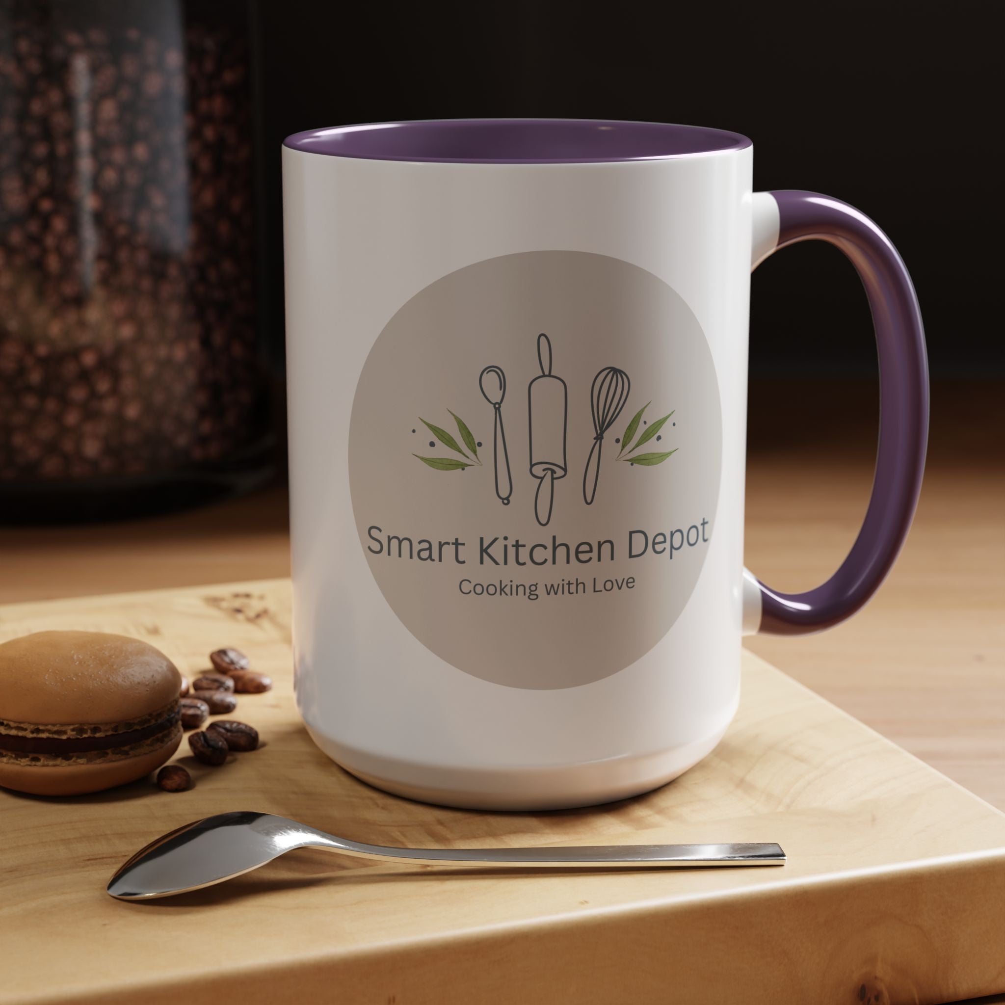 Smart Kitchen Depot Accent Mug — 11/15oz Coffee Cup