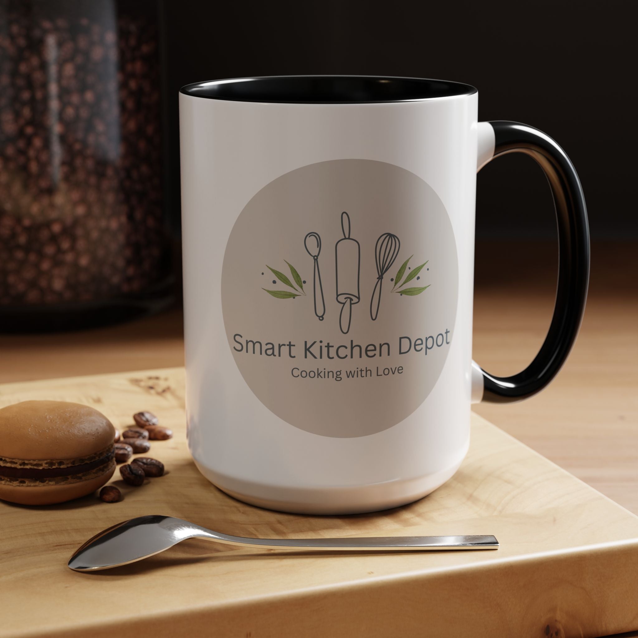 Smart Kitchen Depot Accent Mug — 11/15oz Coffee Cup
