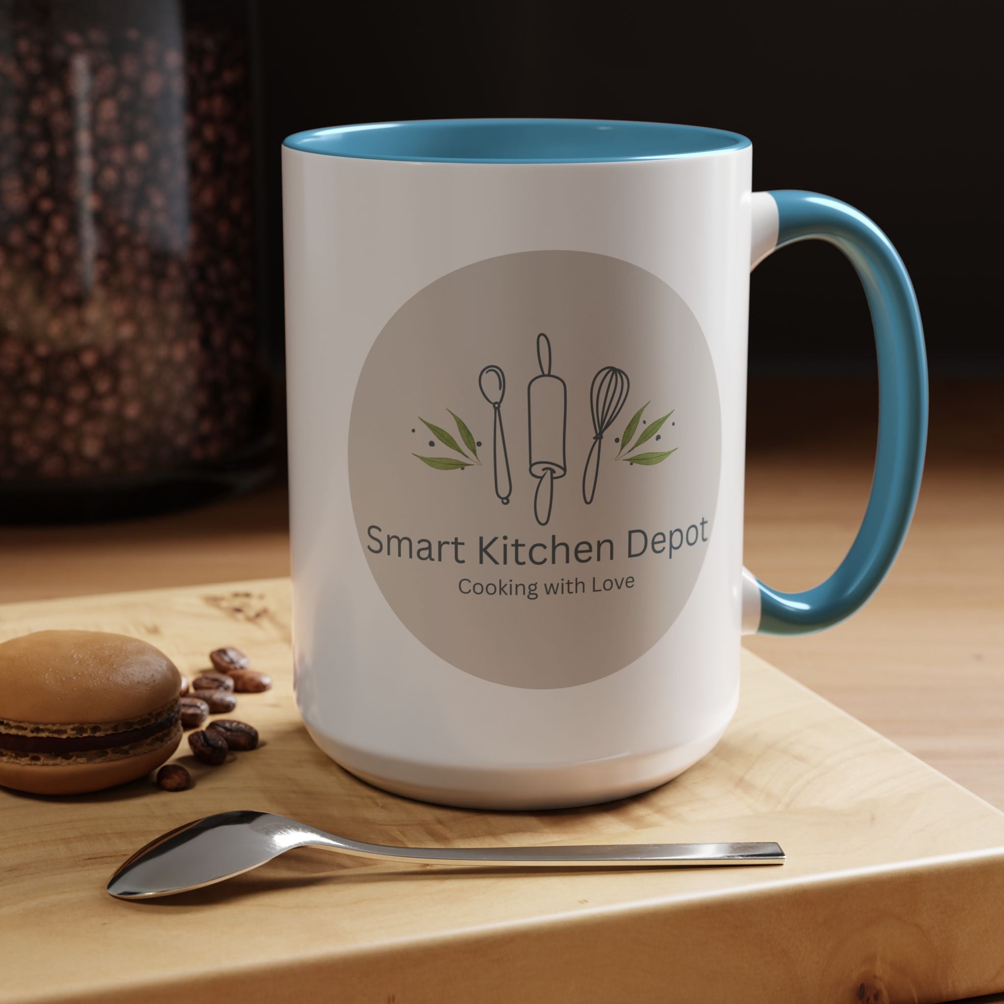 Smart Kitchen Depot Accent Mug — 11/15oz Coffee Cup