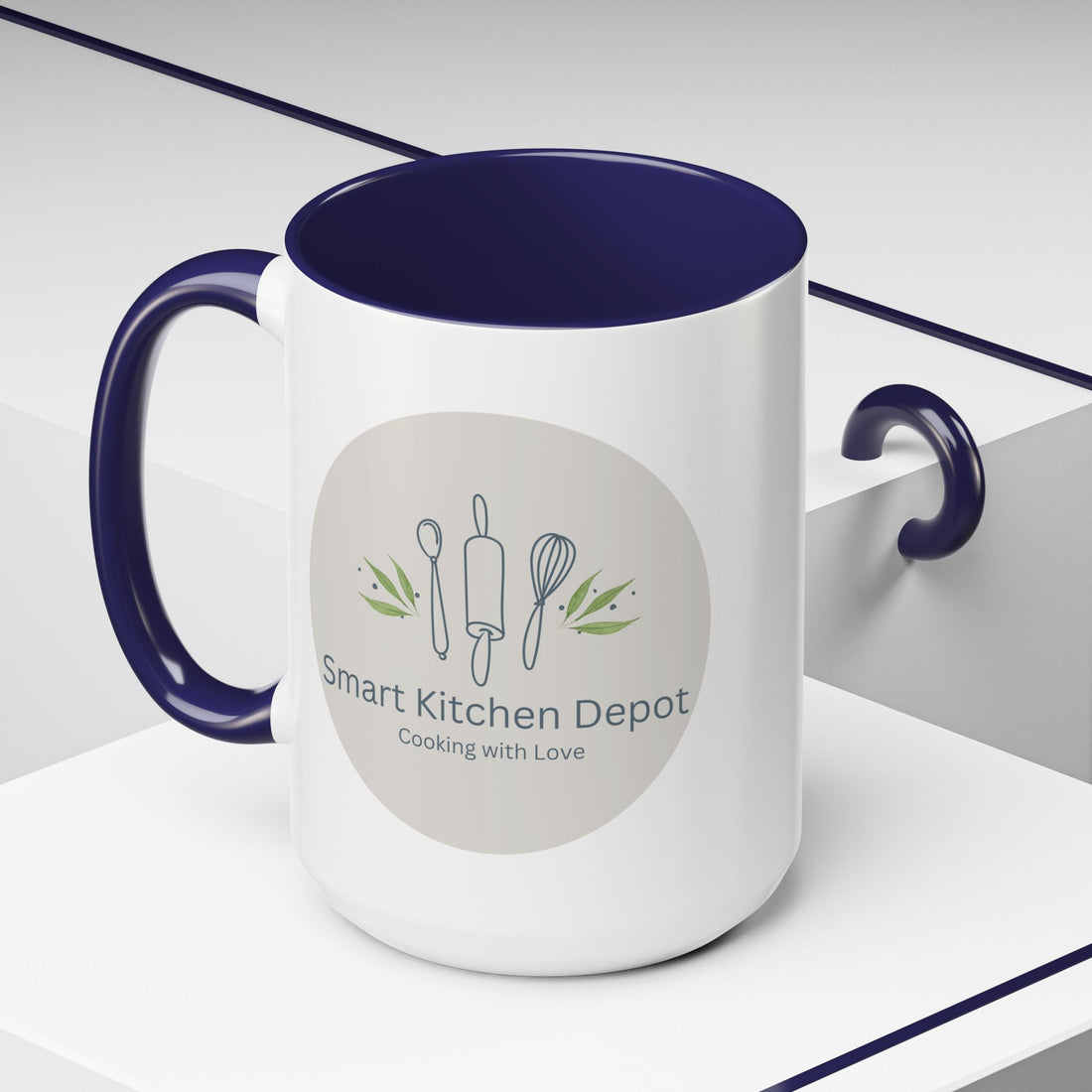 Smart Kitchen Depot Accent Mug — 11/15oz Coffee Cup