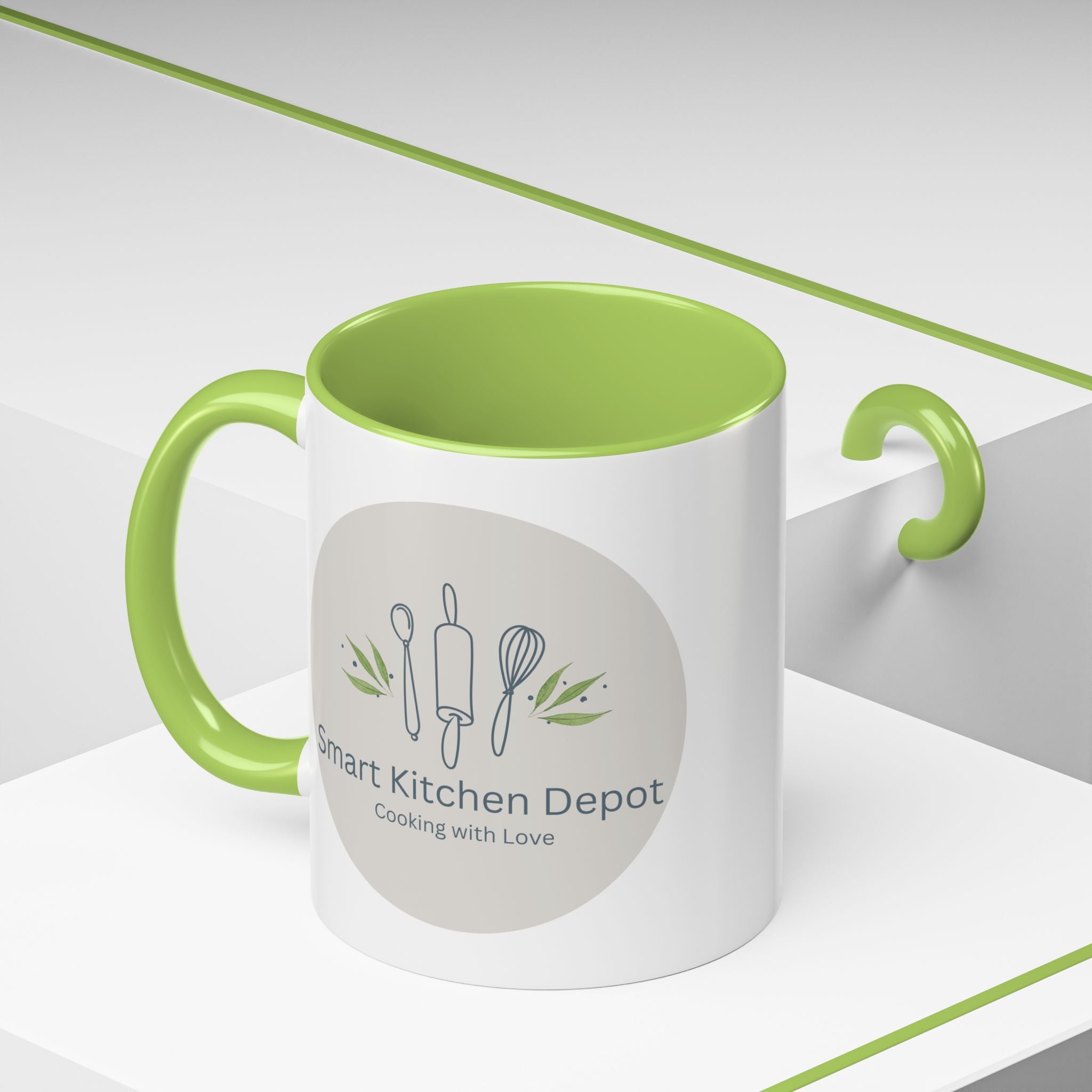 Smart Kitchen Depot Accent Mug — 11/15oz Coffee Cup