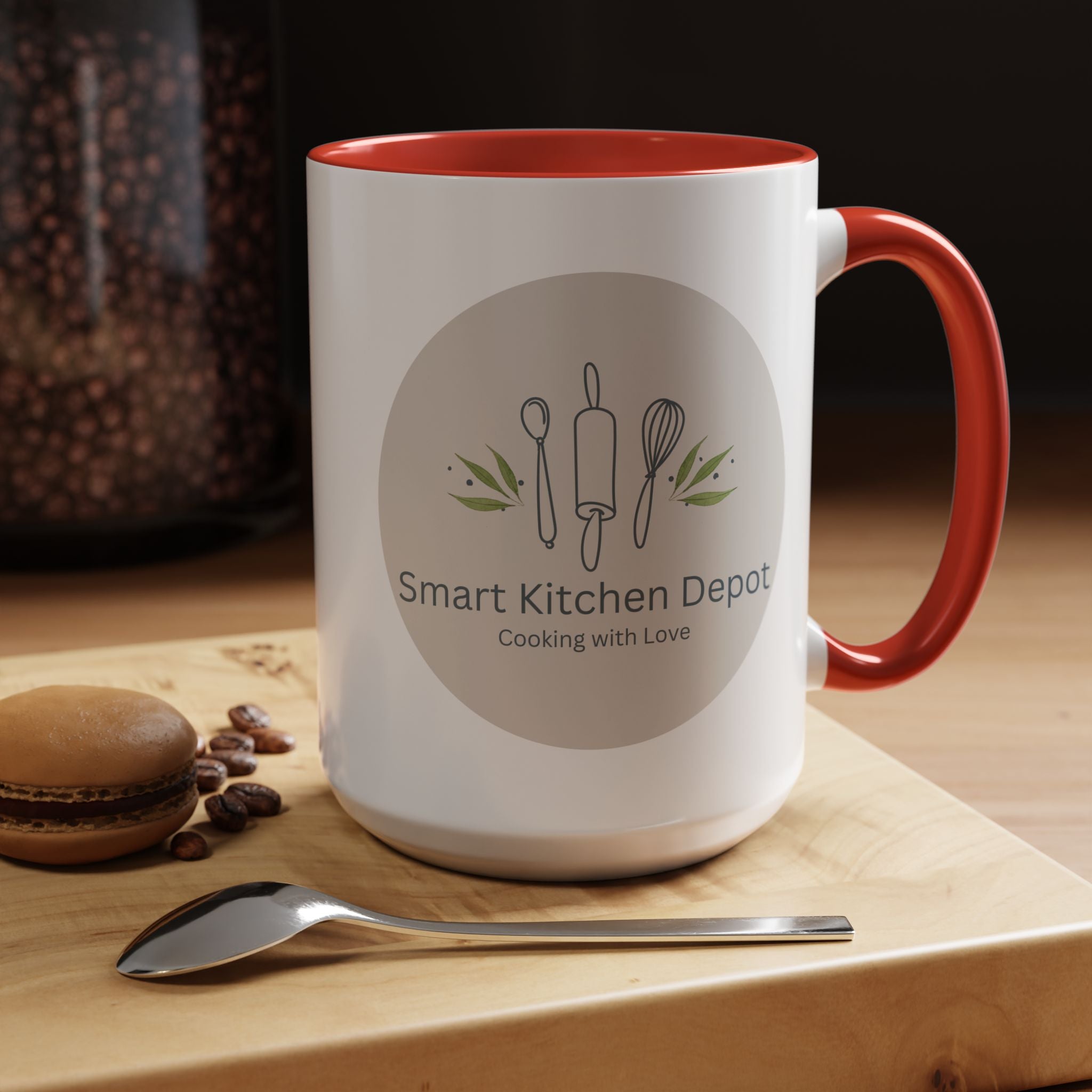 Smart Kitchen Depot Accent Mug — 11/15oz Coffee Cup