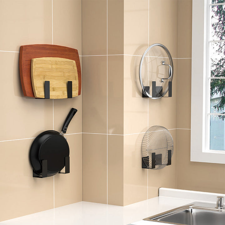 Perforation-free Wall-mounted Knife Storage Rack For Kitchen