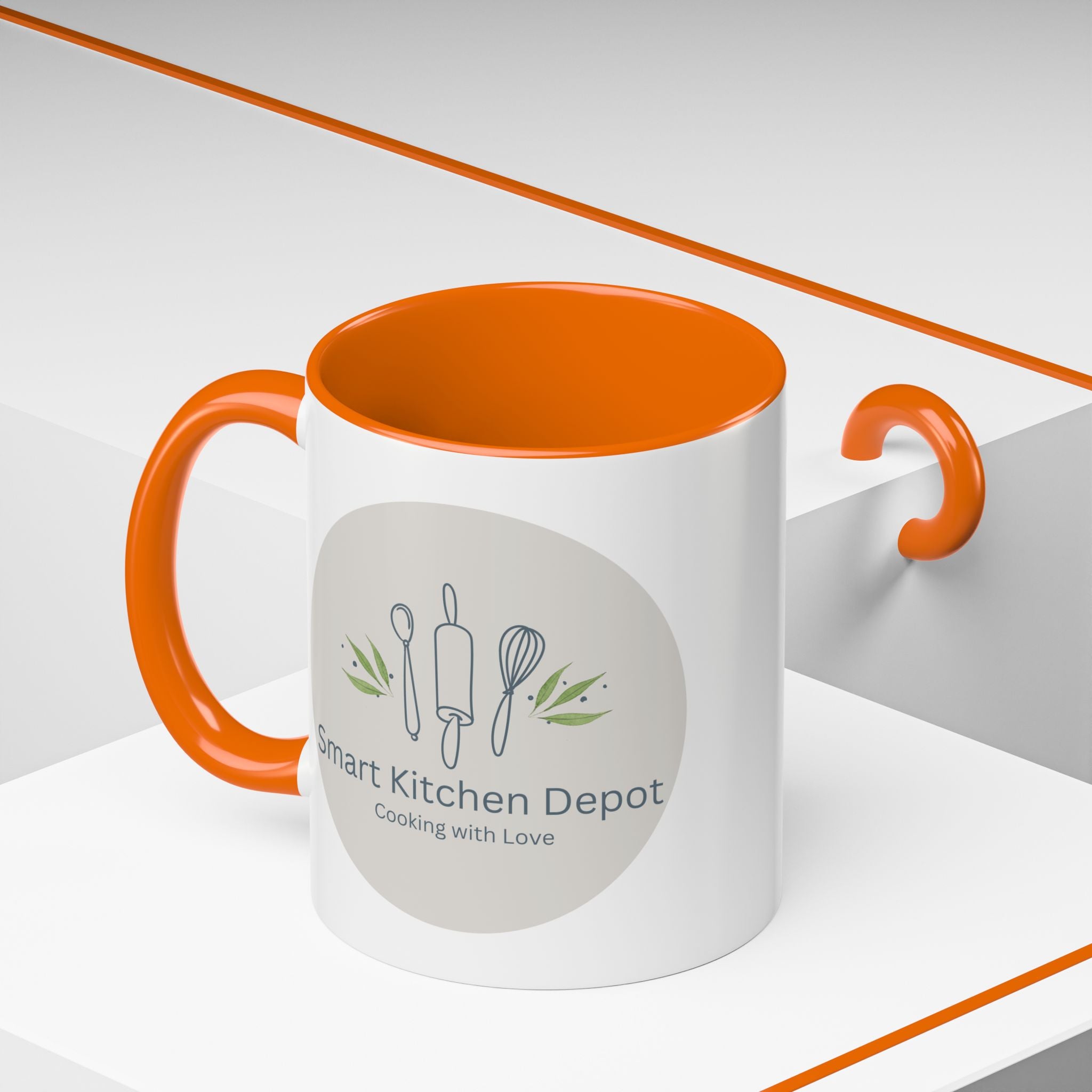 Smart Kitchen Depot Accent Mug — 11/15oz Coffee Cup