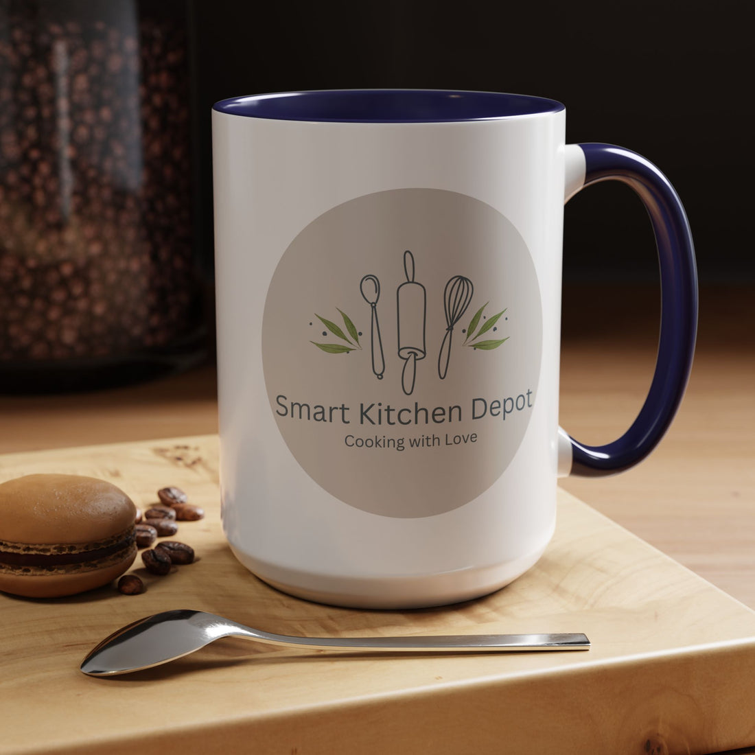 Smart Kitchen Depot Accent Mug — 11/15oz Coffee Cup