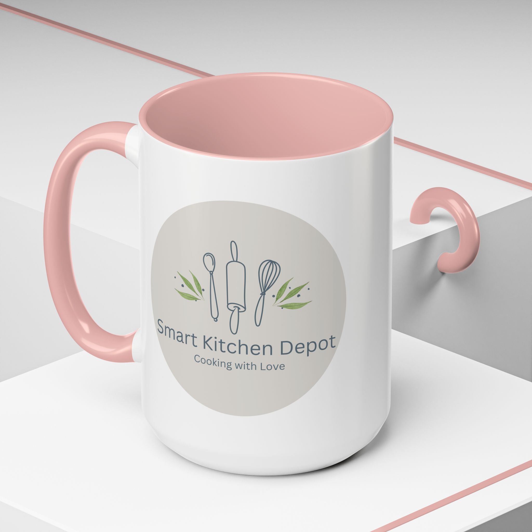 Smart Kitchen Depot Accent Mug — 11/15oz Coffee Cup
