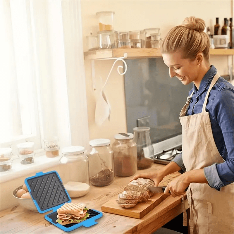 Quick & Crispy Toastie Maker – No Grill, No Mess, Just Microwave!