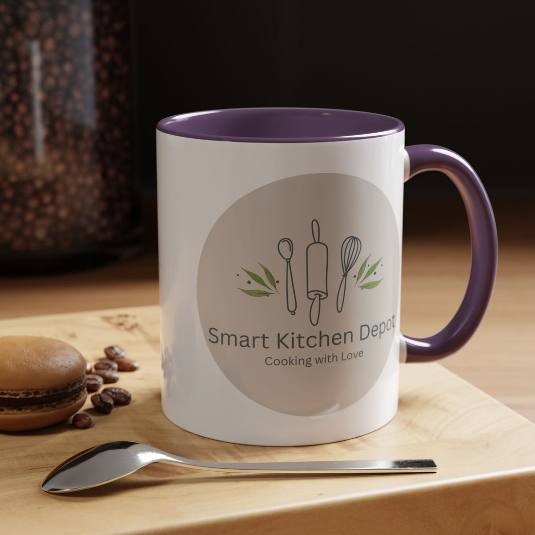 Smart Kitchen Depot Accent Mug — 11/15oz Coffee Cup