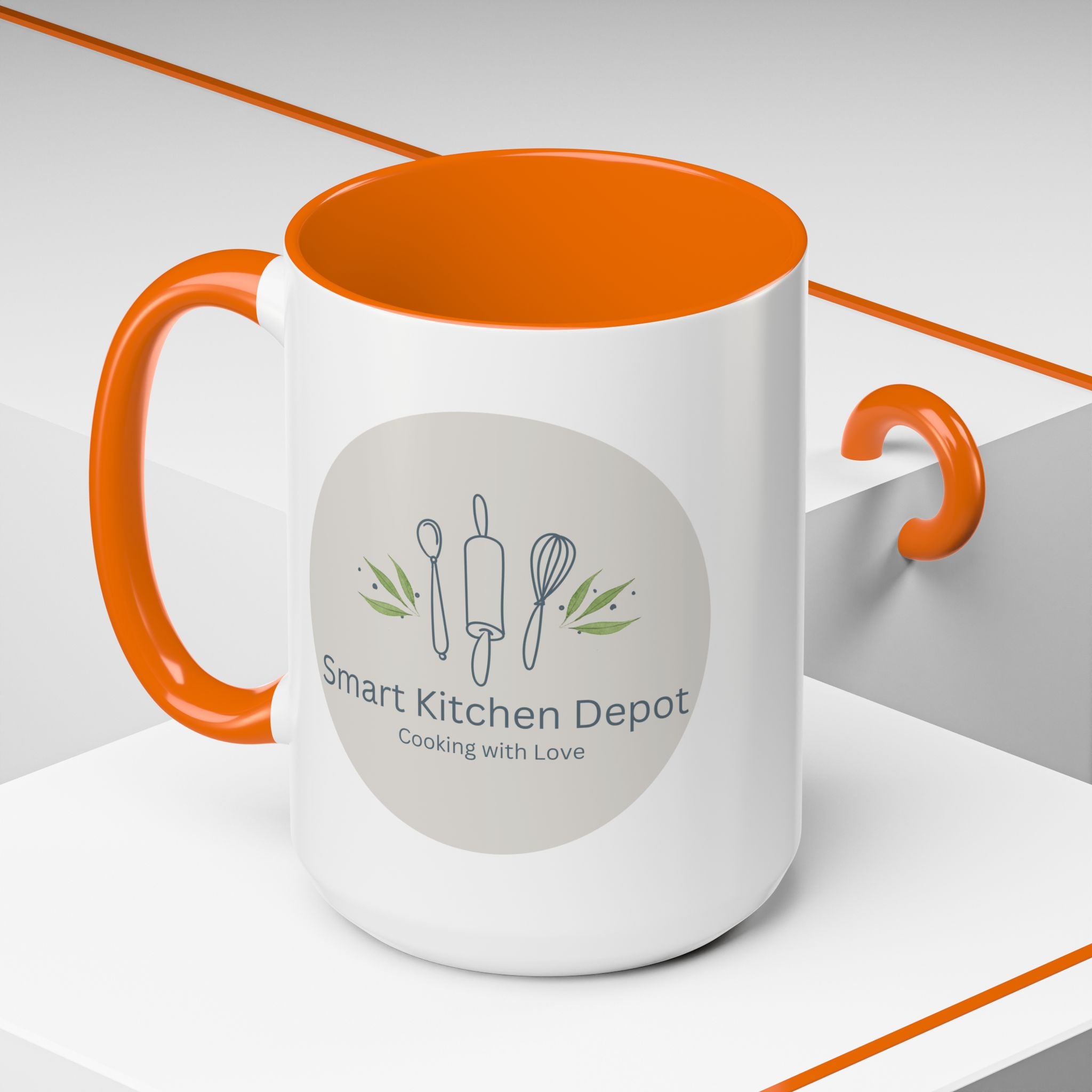 Smart Kitchen Depot Accent Mug — 11/15oz Coffee Cup