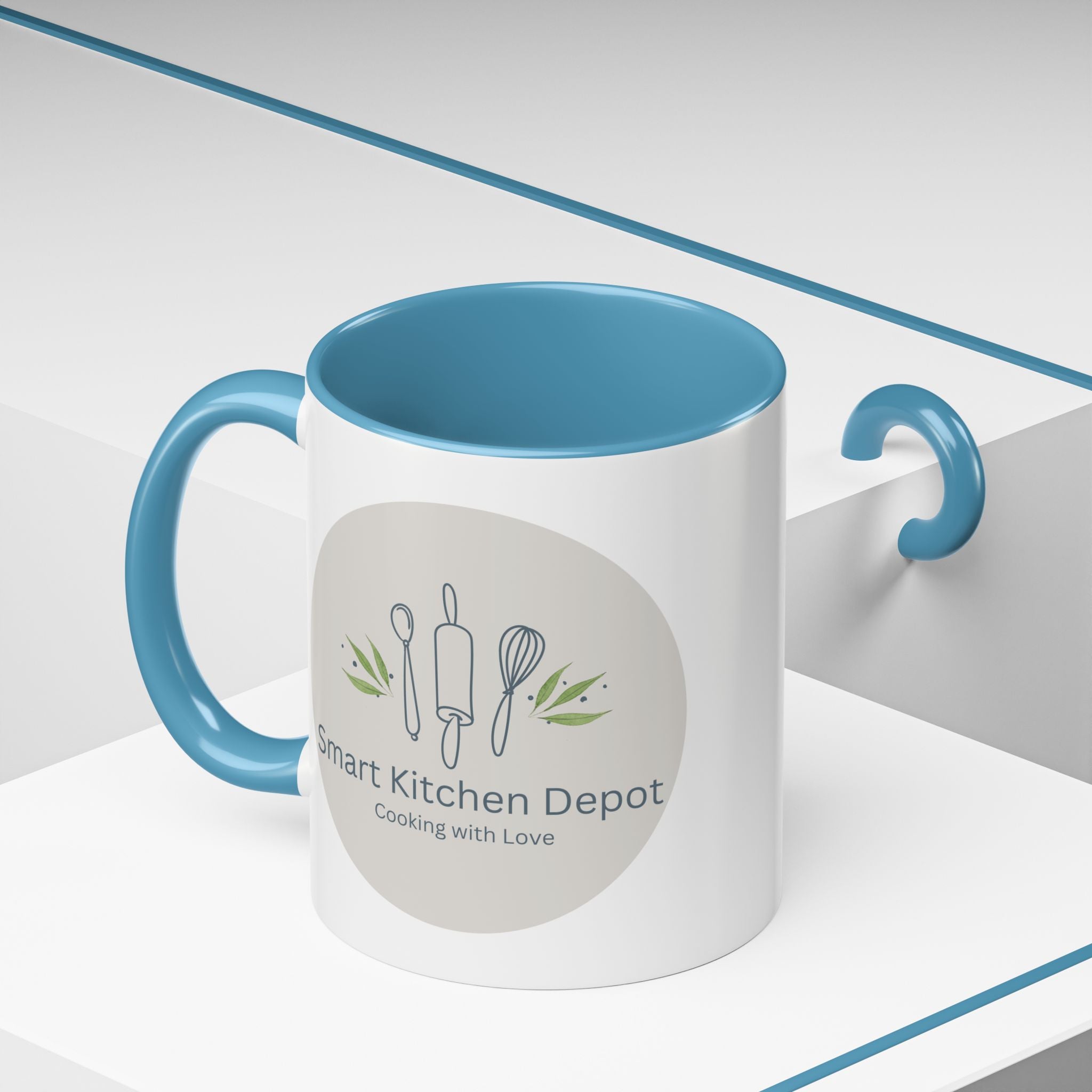 Smart Kitchen Depot Accent Mug — 11/15oz Coffee Cup