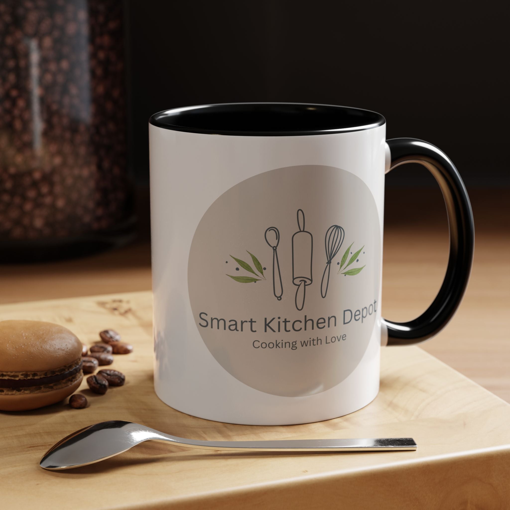 Smart Kitchen Depot Accent Mug — 11/15oz Coffee Cup