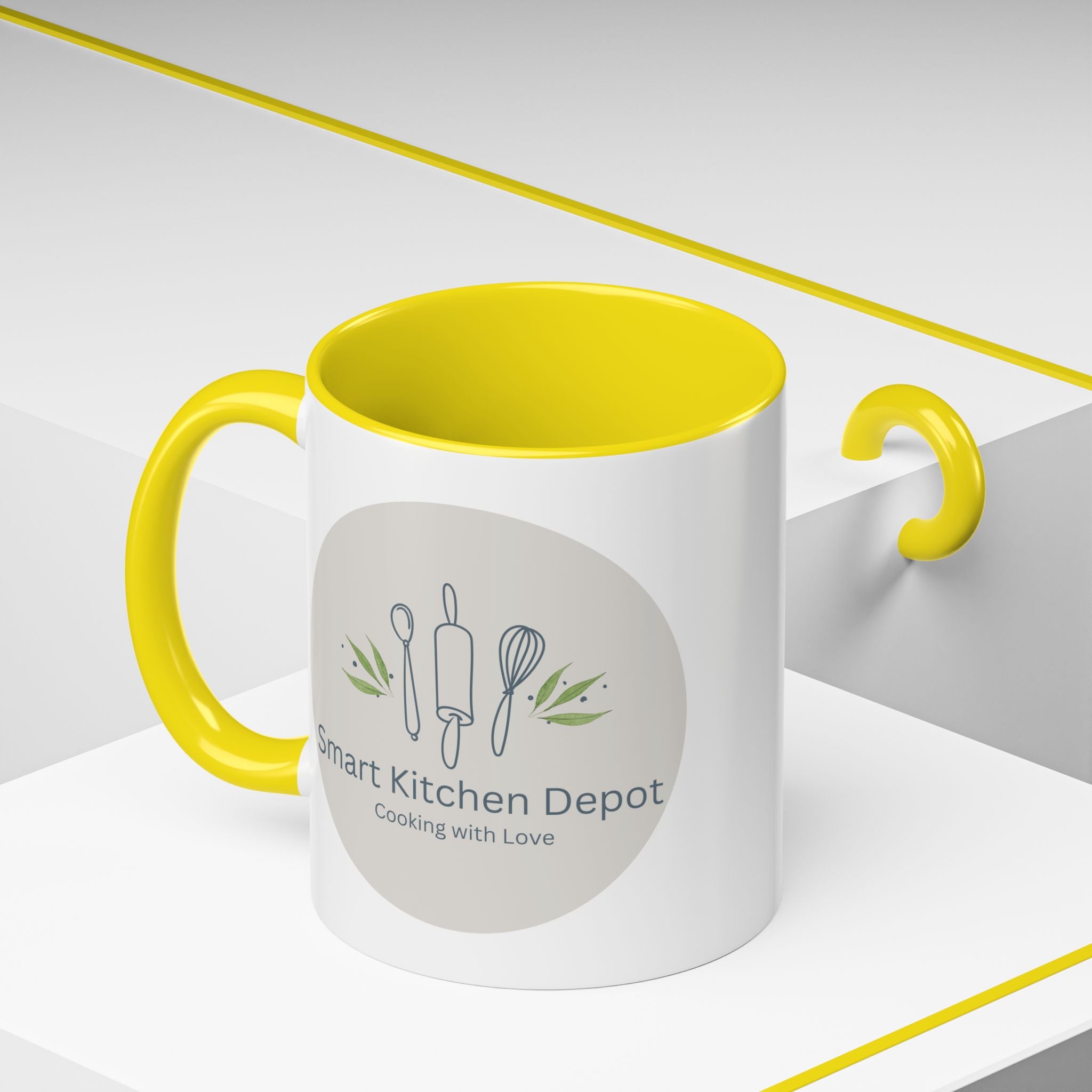 Smart Kitchen Depot Accent Mug — 11/15oz Coffee Cup