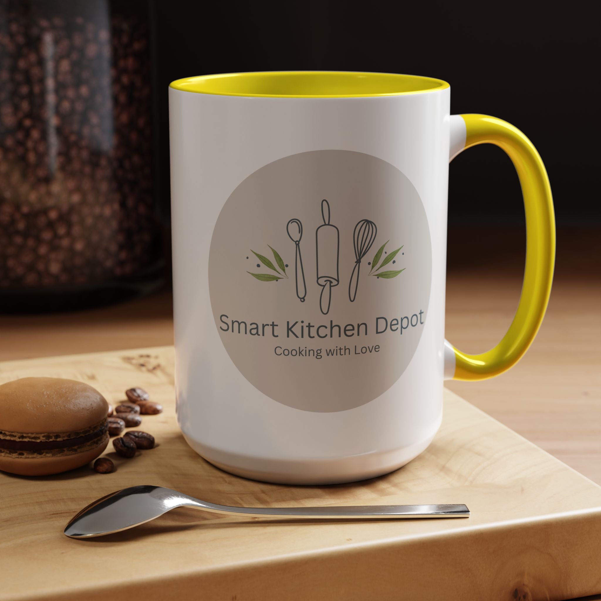 Smart Kitchen Depot Accent Mug — 11/15oz Coffee Cup