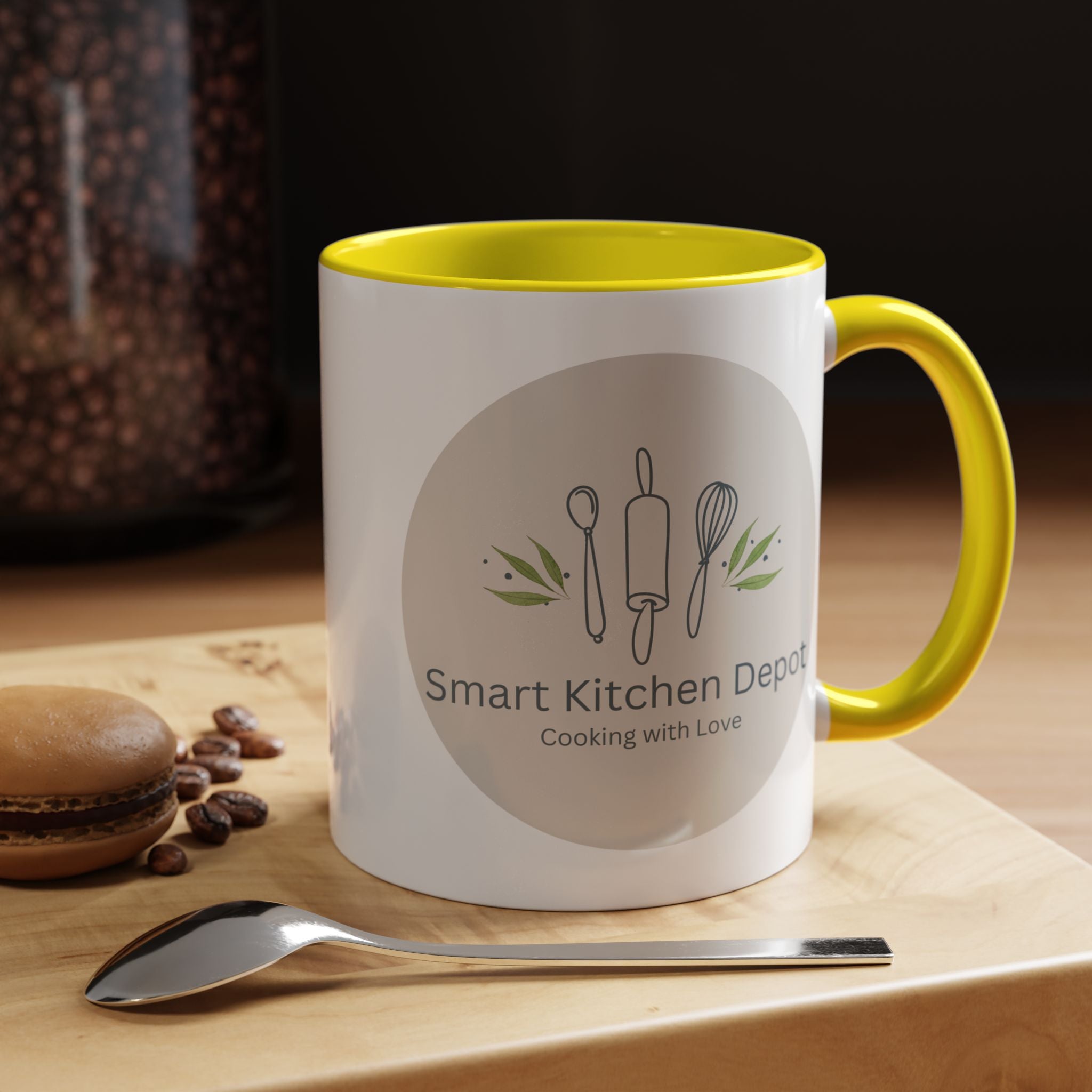 Smart Kitchen Depot Accent Mug — 11/15oz Coffee Cup