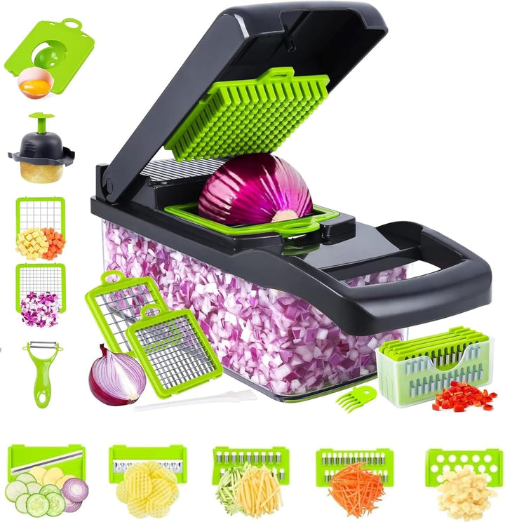 Big Kitchen Vegetable Chopper 16-in-1 Pro Onion & Food Slicer