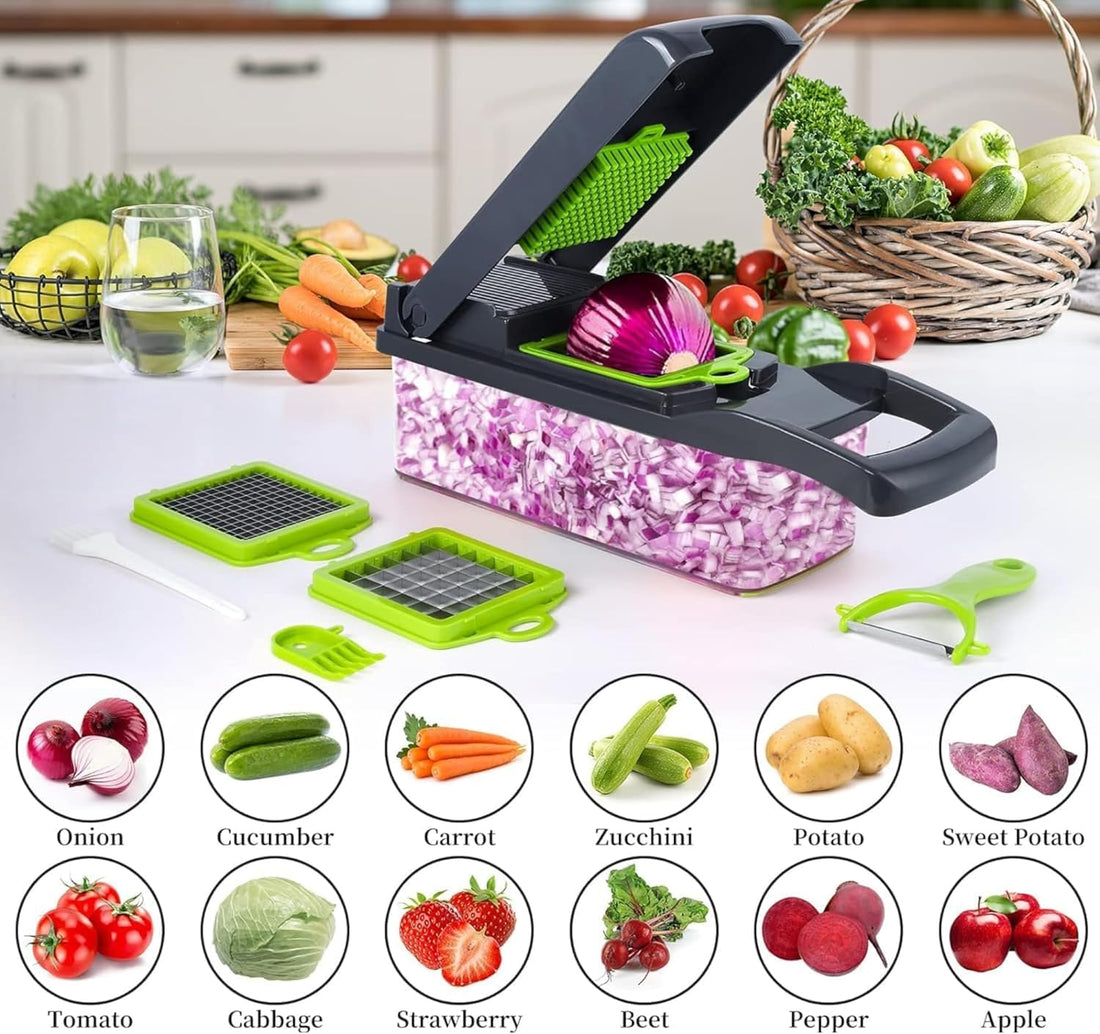 Big Kitchen Vegetable Chopper 16-in-1 Pro Onion & Food Slicer