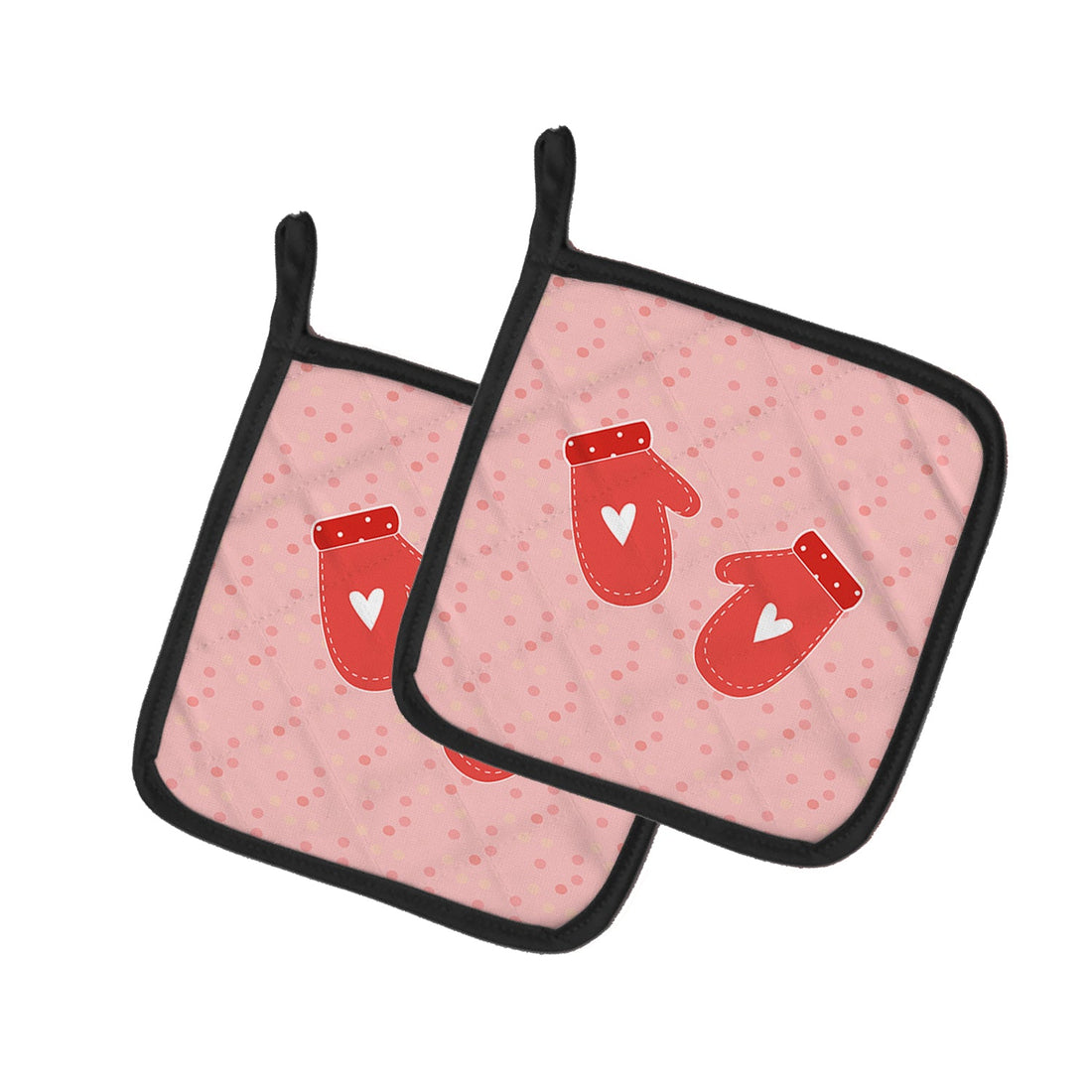 Oven Mitts Pink Pot Holders - Set of 2 - Heat-Resistant Kitchen Essentials