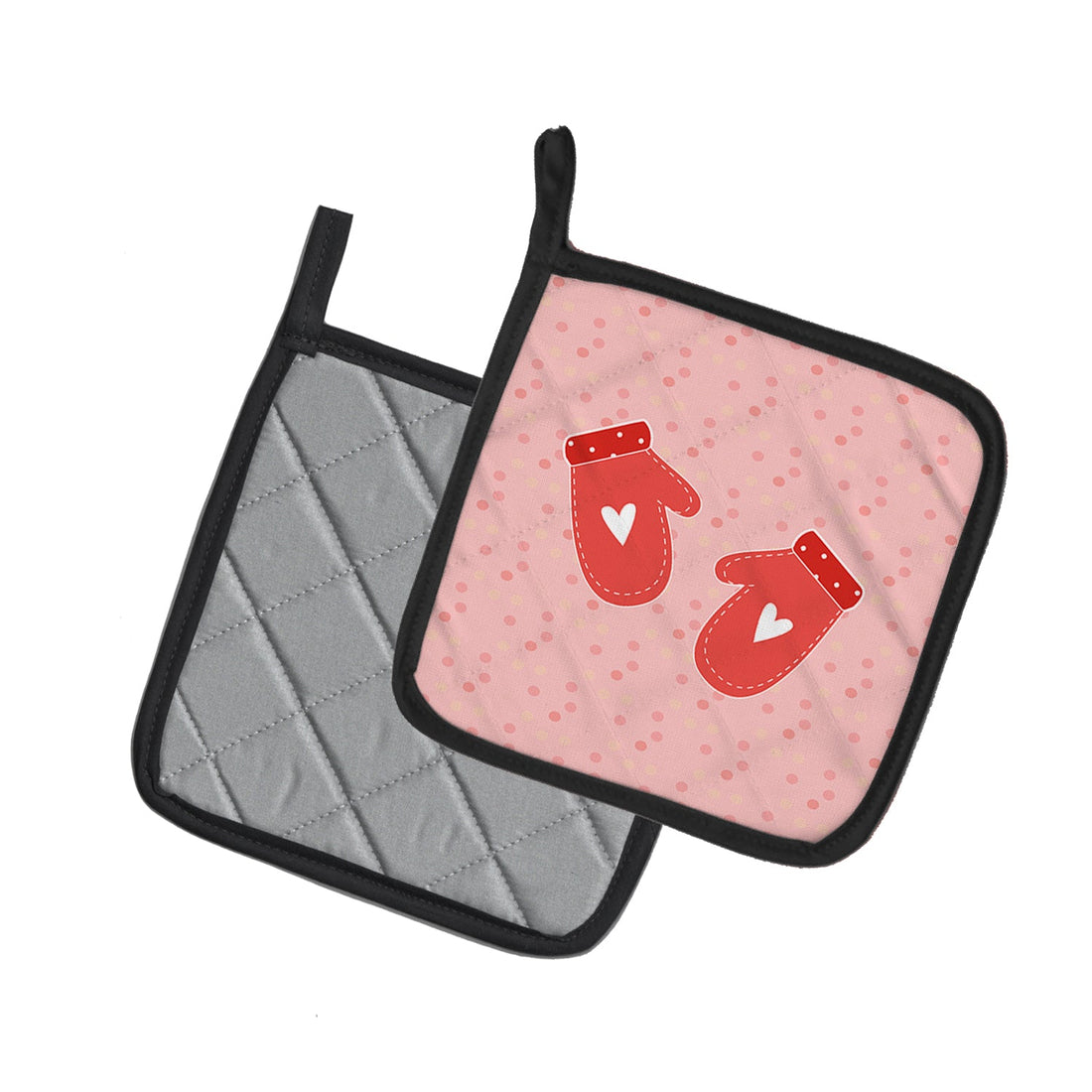 Oven Mitts Pink Pot Holders - Set of 2 - Heat-Resistant Kitchen Essentials