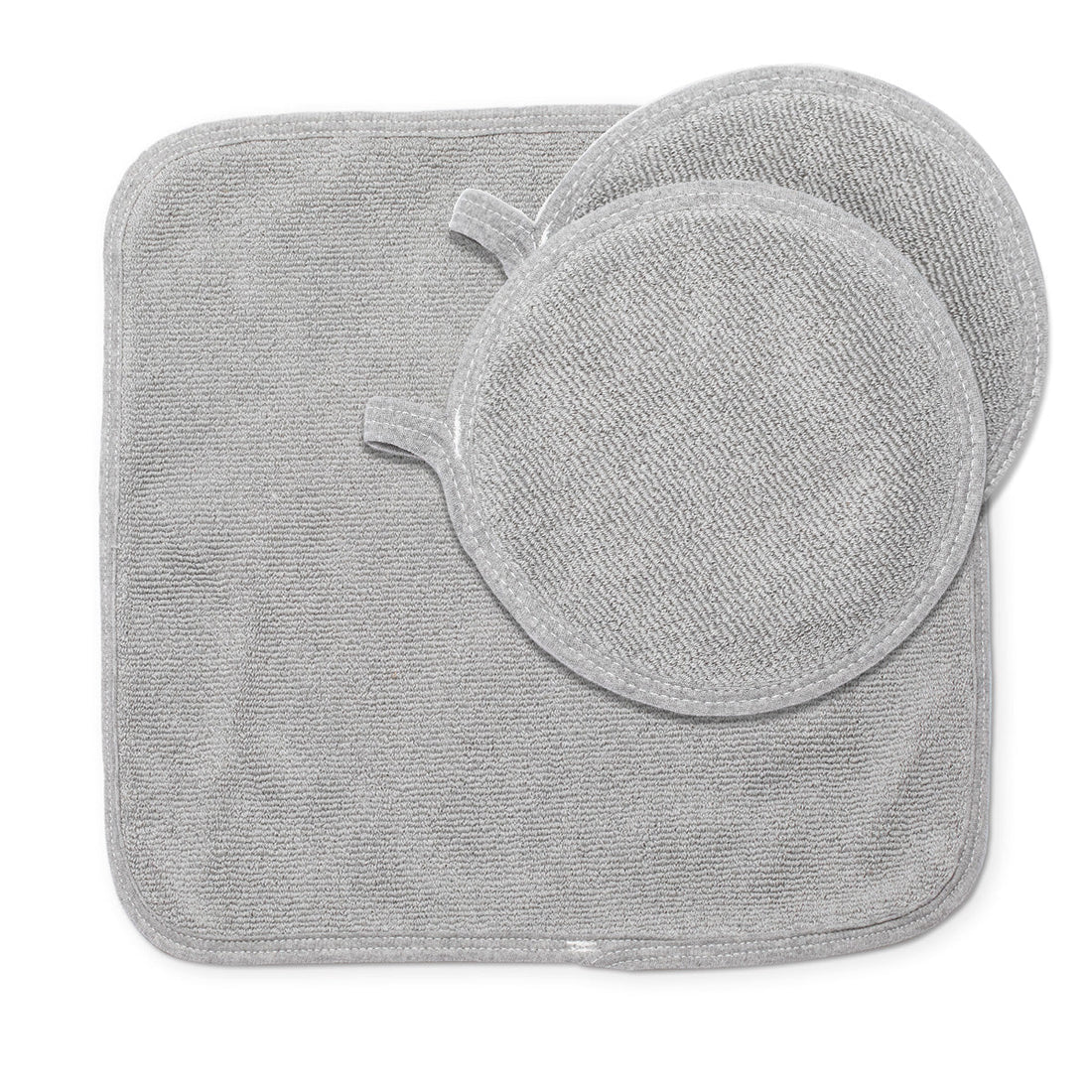 Cook & Clean Bundle 100% Cotton Dish Drying Mat 16" x 18.5", (2) 100% Cotton Pot Holders