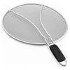 Grease Splatter Screen�13in Stainless Steel Fine Mesh Splash Mesh Shield Hot Oil Stopper w/ Resting Feet For Frying Pan Cooking Woks Skillets Pots Pan