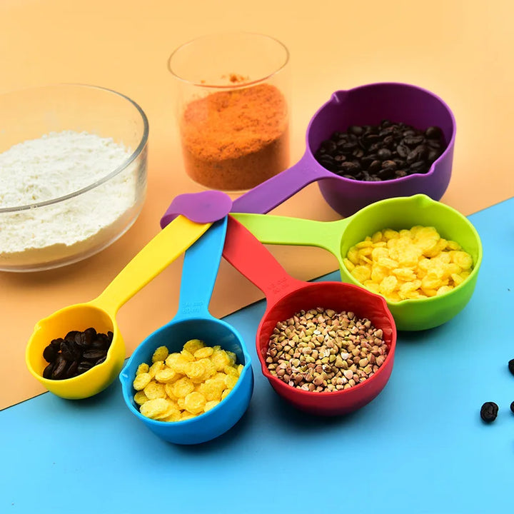 DecorBites™ Kitchen Measuring Cups & Spoons Set for Baking & Cooking