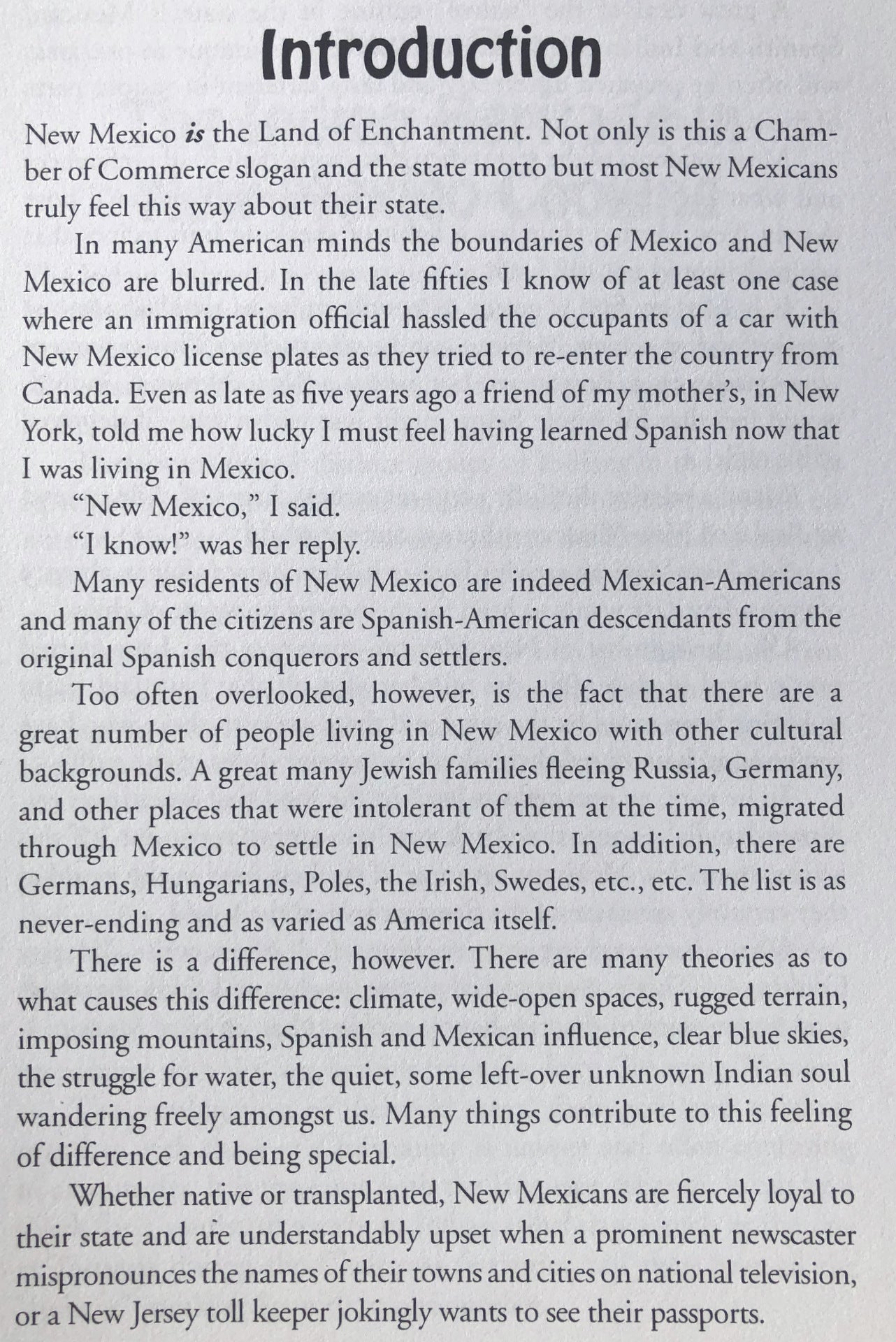 "New Mexico Cookbook"