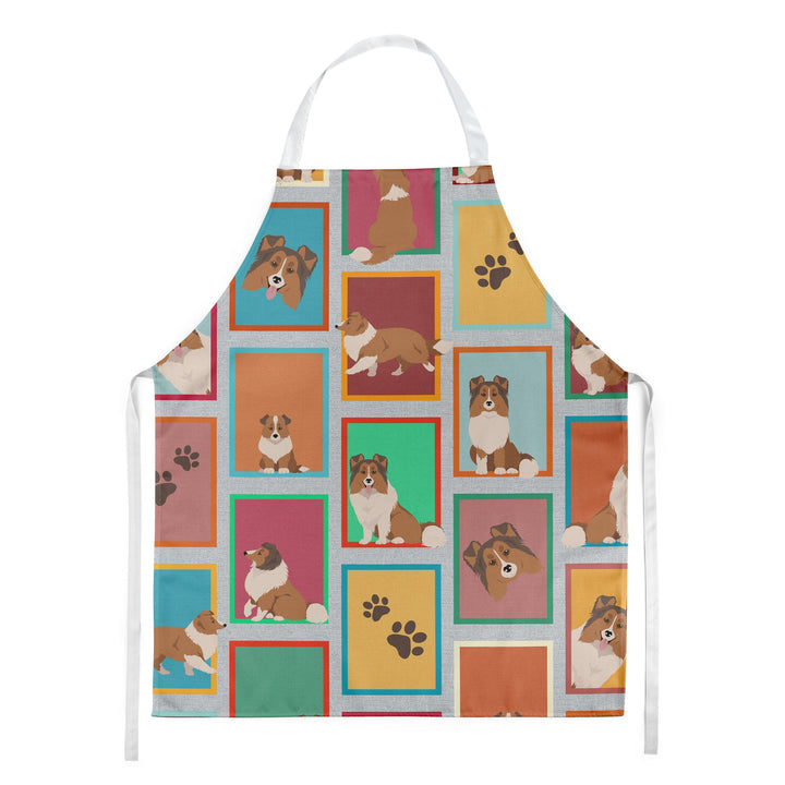 Lots of Sheltie Apron – Artist-Designed Kitchen, BBQ & Craft Apron