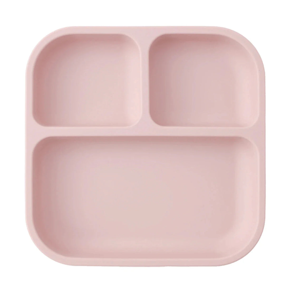 Color Kids Silicone Divided Suction Plate BPA-Free Toddler Dish