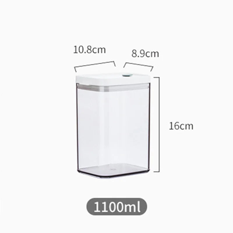 DecorBites™ Bulk Hermetic Food Storage Container Plastic Organizer