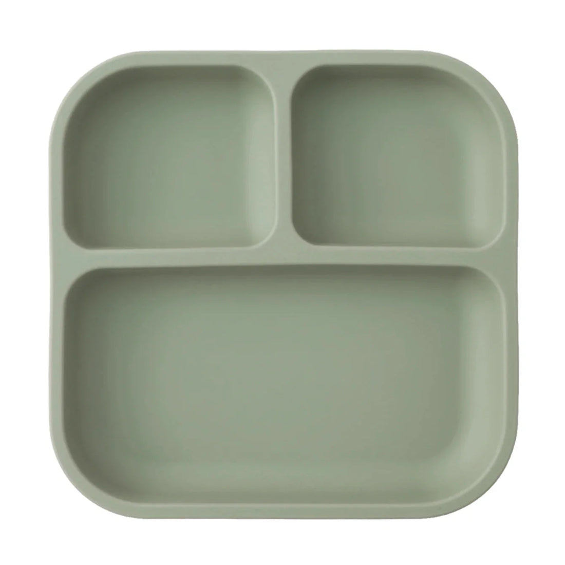 BPA Free Silicone Divided Suction Baby Plate