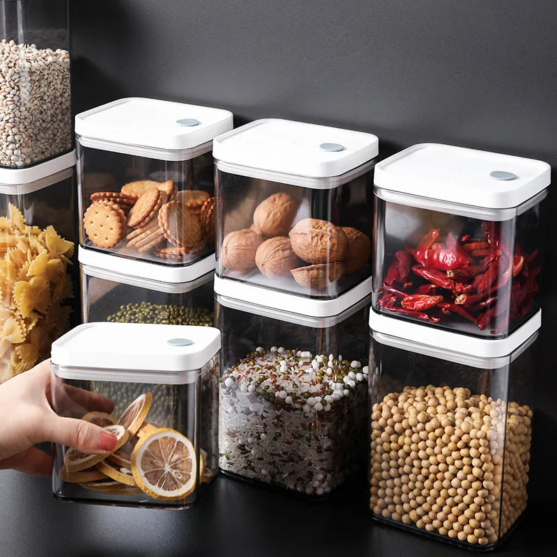 DecorBites™ Bulk Hermetic Food Storage Container Plastic Organizer
