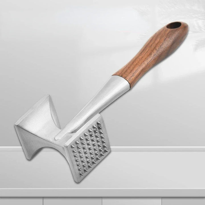 DecorBites™ Dual-sided Stainless Steel Meat Tenderizer Hammer