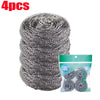 30/1pcs Steel Wire Dishwashing Cleaning Ball Kitchen Pot Pans Dishes Oil Rust Remover Brushes