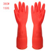 Lengthen Dishwashing Cleaning Silicone Gloves Rubber Dish Washing Glove Scrubber for Household Kitchen Clean Tool