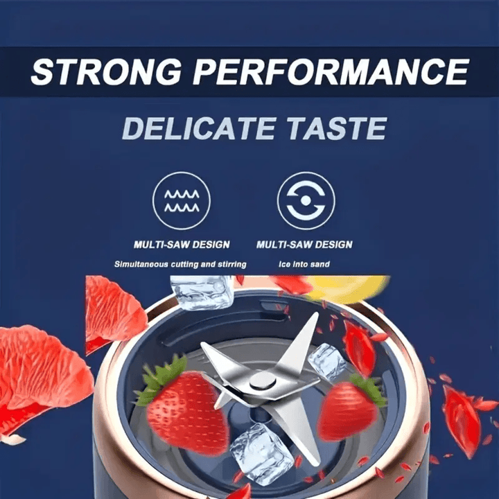 Portable USB Juicer Blender – Multifunction Electric Fruit Mixer for Smoothies, Shakes & Juices