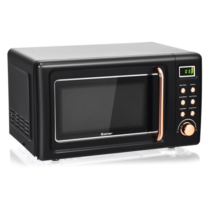 700W Retro Microwave Oven