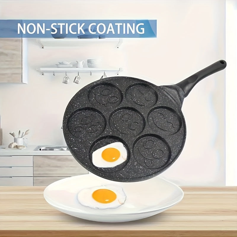 7-Cup Nonstick Pancake & Waffle Maker Pan Easy Breakfast