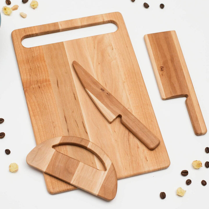 Safe Cutting Board and Knives