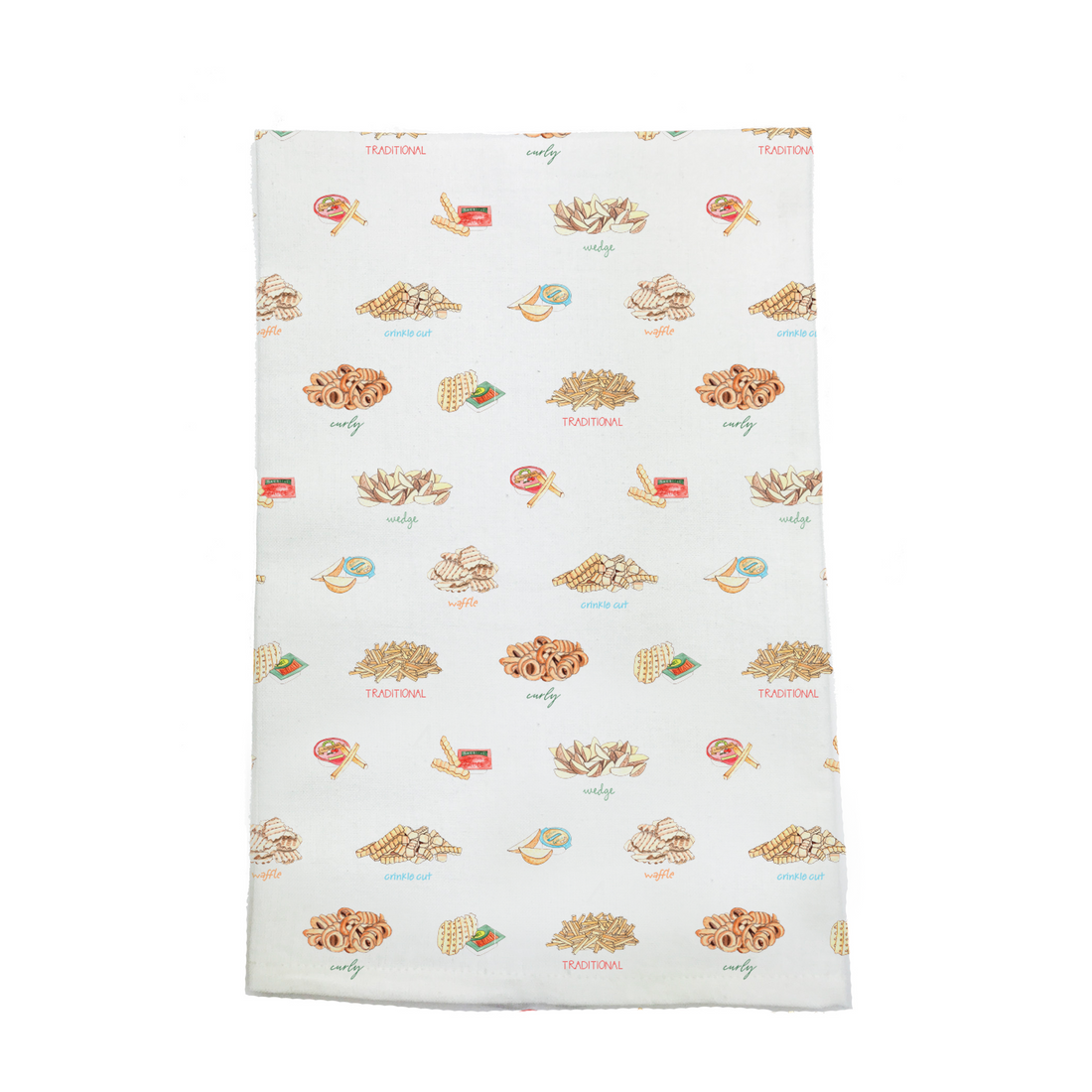Know Your French Fries Organic Cotton Kitchen Towel