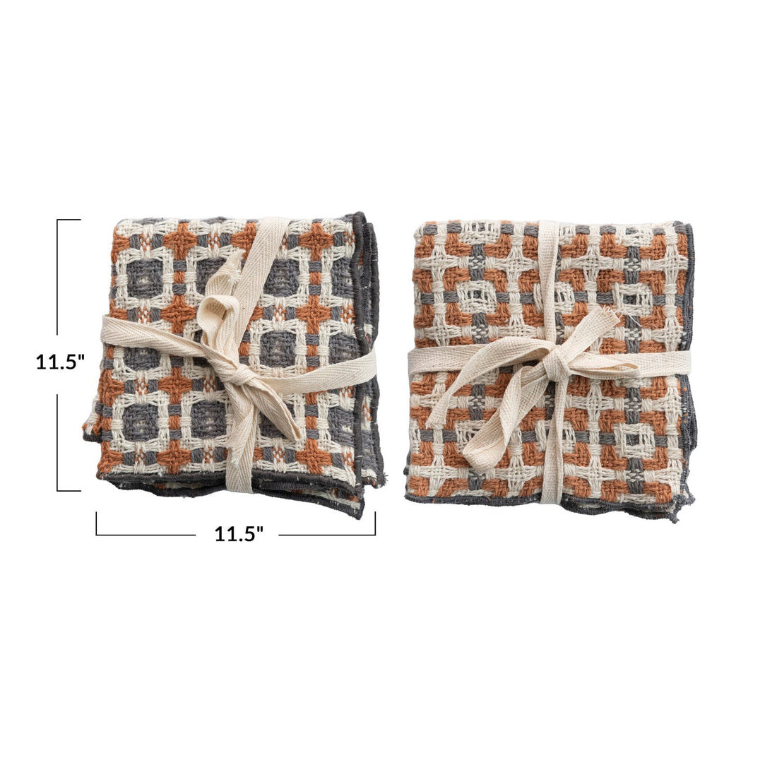 Cotton Dobby Dish Cloths (Set of 3)